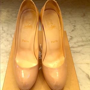 Nude platform Christian louboutin